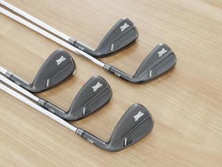 Iron set : PXG : ชุดเหล็ก PXG 0211 XCOR 2 Xtreme Dark (รุ่นปี 2023 หน้าเด้ง ตีไกลมากๆ) มีเหล็ก 6-Pw (5 ชิ้น) ก้านเหล็ก Shimada K'S Tour Lite Flex R