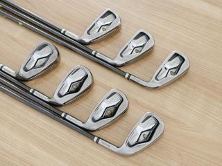 Iron set : Maruman : ชุดเหล็ก Maruman Majesty Vanquich XR (รุ่นท๊อปสุด ตีง่าย ไกลมาก ของใหม่ 7 หมื่นบาท) มีเหล็ก 5-10,Pw (7 ชิ้น) ก้านกราไฟต์ Flex R