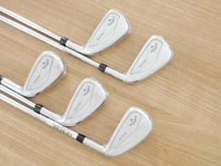 Iron set : Callaway : **ของใหม่ ยังไม่แกะพลาสติก** ชุดเหล็ก Callaway ELYTE (ออกปี 2025 ตีง่ายมาก ไกล Japan Spec.) มีเหล็ก 6-Pw (5 ชิ้น) ก้านเหล็ก NS Pro 950 NEO Flex R