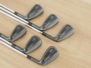 Iron set : Callaway : ชุดเหล็ก Callaway Paradym Ai Smoke Black (หายากมากๆ หล่อมาก ออกปี 2024 ตีง่ายมาก ไกล Japan Spec.) มีเหล็ก 5-Pw (6 ชิ้น) ก้านเหล็ก NS Pro 950 NEO Flex S