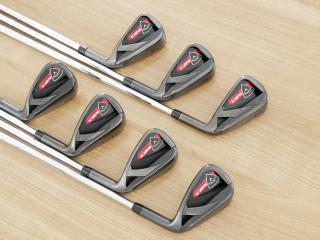 Iron set : Callaway : ชุดเหล็ก Callaway RAZR X Black มีเหล็ก 5-Pw,Sw (7 ชิ้น) ก้านเหล็ก NS Pro 950 Flex S