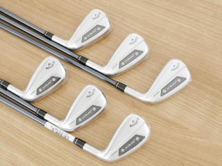 Iron set : Callaway : **ของใหม่ ยังไม่แกะพลาสติก** ชุดเหล็ก Callaway APEX Ai200 Forged (รุ่นล่าสุด ออกปี 2024) มีเหล็ก 5-Pw (6 ชิ้น) ก้านกราไฟต์ UST Mamiya RECOIL DART 6 Flex R