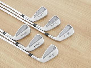 iron_set : ชุดเหล็ก Titleist T150 Forged (รุ่นล่าสุด ออกปี 2025 นุ่ม แน่น คม) มีเหล็ก 5-Pw (6 ชิ้น) ก้านเหล็ก True Temper AMT Silver Flex S