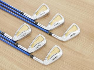 Iron set : Honma : **ก้าน 3 ดาว** ชุดเหล็ก Honma Tour World TW727P (Forged) มีเหล็ก 5-10 (6 ชิ้น) ก้านกราไฟต์ ARMRQ 8 (54) Flex R (3 ดาว)
