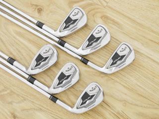 Iron set : Callaway : ชุดเหล็ก Callaway APEX Forged (ออกปี 2019) มีเหล็ก 5-Pw (6 ชิ้น) ก้านเหล็ก NS Pro 850 Flex R