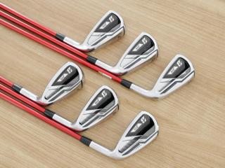 Iron set : Bridgestone : ชุดเหล็ก Bridgestone J15 (ตีง่าย ไกล) มีเหล็ก 5-PW (6 ชิ้น) ก้านกราไฟต์ Tour AD Flex S