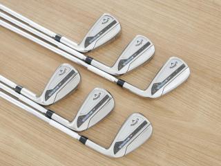 Iron set : Callaway : ชุดเหล็ก Callaway Paradym Ai Smoke (ออกปี 2024 ตีง่ายมาก ไกล Japan Spec.) มีเหล็ก 5-Pw (6 ชิ้น) ก้านเหล็ก NS Pro 950 NEO Flex S