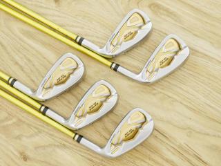 iron_set : **ก้าน 3 ดาว** ชุดเหล็ก Honma Beres IS-05 Forged (รุ่นปี 2017) มีเหล็ก 6-10 (5 ชิ้น) ก้าน ARMRQ ∞ (48) Flex R (3 ดาว)