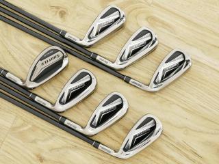 iron_set : ชุดเหล็ก Maruman Shuttle NX-1 (ออกปี 2018 หน้าเด้งสุดๆ โกงสุดๆ เหล็ก 7 Loft 27) มีเหล็ก 5-Pw,Aw (7 ชิ้น) ก้านกราไฟต์ Flex SR
