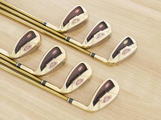 iron_set : ชุดเหล็ก Tsuruya AXEL Gold Premium II (รุ่นปี 2017 ของใหม่ 6 หมื่นกว่าบาท หน้าเด้งสุดๆ ไกลสุดๆๆ) มีเหล็ก 7-Pw,Aw,As,Sw (7 ชิ้น ครบเซ็ต) ก้านกราไฟต์ Flex R