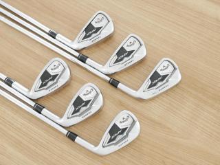 iron_set : ชุดเหล็ก Callaway APEX Forged (ออกปี 2019) มีเหล็ก 5-Pw (6 ชิ้น) ก้านเหล็ก NS Pro ZELOS 8 Flex S