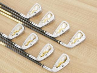 Iron set : Honma : **มีตำหนิ** ชุดเหล็ก Honma Beres IS-02 (หน้าเด้ง Forged) มีเหล็ก 6-11,Aw,Sw (8 ชิ้น เทียบเท่า 5-Pw,Aw,Sw) ก้าน ARMRQ 6 (49) Flex R (2 ดาว)