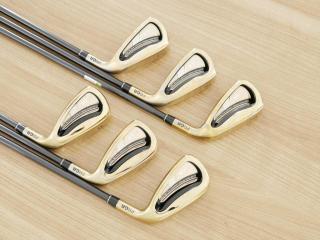 Iron set : PRGR : ชุดเหล็ก PRGR H/S 701 (หน้า Maraging เด้ง ไกล) มีเหล็ก 5-Pw (6 ชิ้น) ก้าน M-37 Flex R