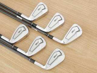 Iron set : PRGR : ชุดเหล็ก PRGR 02 Forged (ปี 2023 นุ่มมาก หายาก) มีเหล็ก 5-Pw (6 ชิ้น) ก้านกราไฟต์ Mitsubishi Diamana Flex S