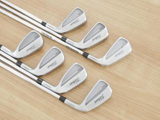 iron_set : ชุดเหล็ก Titleist T150 Forged (รุ่นล่าสุด ออกปี 2025 นุ่ม แน่น คม) มีเหล็ก 4-Pw (7 ชิ้น) ก้านเหล็ก NS Pro Modus 105 Flex S