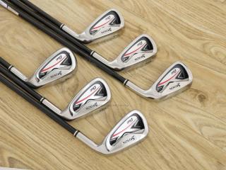 Iron set : Other Brand : ชุดเหล็ก Srixon GIE (ใบใหญ่ ตีง่าย) มีเหล็ก 5-Pw (6 ชิ้น) ก้านกราไฟต์ Miyazaki 61 Flex R