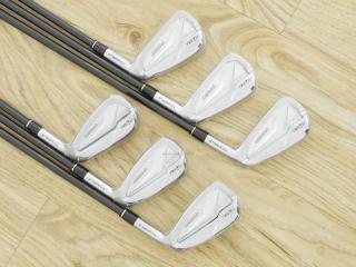 Iron set : **ของใหม่ ยังไม่แกะพลาสติก** ชุดเหล็ก Honma Tour World TW757P (รุ่นล่าสุด ออกปี 2022) มีเหล็ก 5-Pw (6 ชิ้น) ก้านกราไฟต์ Honma Vizard 50 Flex S