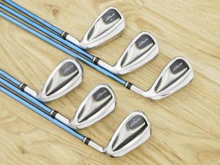 iron_set : ชุดเหล็ก Callaway Big Bertha Beta (ใบใหญ่ ตีง่าย ไกล) มีเหล็ก 5-Pw (6 ชิ้น) ก้านเหล็ก True Temper ALLOY BLUE R300