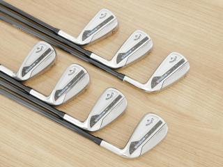 Iron set : Callaway : ชุดเหล็ก Callaway Paradym Ai Smoke (ออกปี 2024 ตีง่ายมาก ไกล Japan Spec.) มีเหล็ก 5-Pw,Gw (7 ชิ้น) ก้านกราไฟต์ Mitsubishi TENSEI 50 Flex R