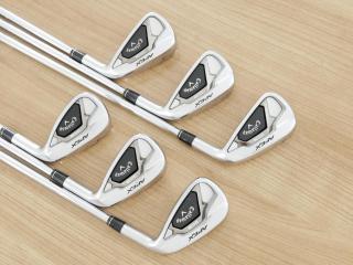 iron_set : ชุดเหล็ก Callaway APEX DCB Forged (ปี 2022) มีเหล็ก 5-Pw (6 ชิ้น) ก้านเหล็ก NS Pro Flex R