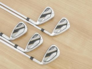 iron_set : ชุดเหล็ก Callaway Mavrik (ปี 2020 ตีง่าย ไกลมากๆ) มีเหล็ก 6-Pw (5 ชิ้น) ก้านเหล็ก NS Pro 950 NEO Flex S
