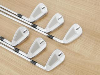 iron_set : ชุดเหล็ก PRGR 01 Forged (Titanium Core ปี 2021) มีเหล็ก 5-Pw (6 ชิ้น) ก้านเหล็ก NS Pro Modus 105 Flex S
