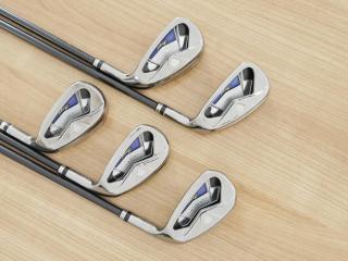 iron_set : ชุดเหล็ก Maruman Majesty Royal Black (รุ่นท๊อปสุด ตีง่าย เด้ง ไกลมากๆ) มีเหล็ก 7-10,Pw (5 ชิ้น ระยะเทียบเท่า 6-Pw) ก้านกราไฟต์ Flex R