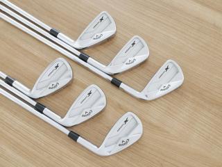 iron_set : ชุดเหล็ก Callaway X Forged (ปี 2019) มีเหล็ก 5-Pw (6 ชิ้น) ก้านเหล็ก NS Pro 950 Flex S