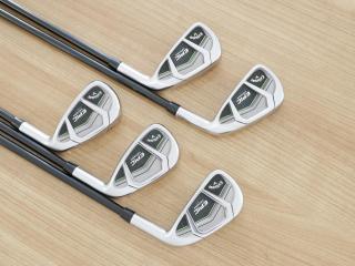 Iron set : Callaway : ชุดเหล็ก Callaway EPIC Star (ปี 2018 หน้าเด้ง โกงองศา ตีไกลมากๆ) มีเหล็ก 6-Pw (5 ชิ้น) ก้านกราไฟต์ Fujikura Speeder Evolution Flex R