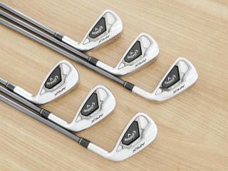 iron_set : ชุดเหล็ก Callaway APEX DCB Forged (ปี 2022) มีเหล็ก 5-Pw (6 ชิ้น) ก้านกราไฟต์ Mitsubishi Diamana 55 Flex R