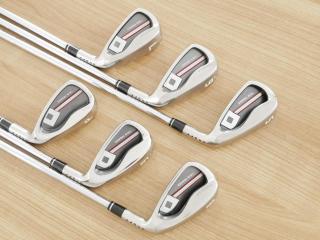 Iron set : Daiwa : ชุดเหล็ก Daiwa OnOff AKA (ปี 2017 หน้าเด้ง Maraging ยืดยุบได้ ตีง่าย นุ่ม ไกลมากๆ) มีเหล็ก 5-Pw (6 ชิ้น) ก้านเหล็ก NS Pro 950 Flex S
