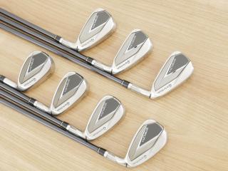 iron_set : ชุดเหล็ก Taylormade Stealth (ออกปี 2022 Japan Spec.) มีเหล็ก 6-Pw,Aw,Sw (7 ชิ้น) ก้านกราไฟต์ Mitsubishi Tensei TM60 Flex R