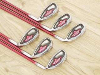 Iron set : Other Brand : ชุดเหล็ก Cobra Baffler (ใบใหญ่ ตีง่าย) มีเหล็ก 6-Pw,Aw (6 ชิ้น) ก้านกราไฟต์ Flex R