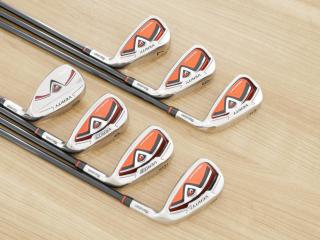 Iron set : Maruman : ชุดเหล็ก Maruman Red-V II (ใบใหญ่ ตีง่าย ไกล) มีเหล็ก 5-Pw,Sw (7 ชิ้น) ก้านกราไฟต์ Flex R