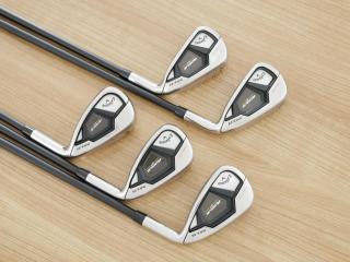 Iron set : Callaway : ชุดเหล็ก Callaway Rogue ST Max OS (ออกปี 2022 ตีง่ายสุดๆ ไกลสุดๆ) มีเหล็ก 6-Pw (5 ชิ้น) ก้านกราไฟต์ Fujikura VENTUS 5 Flex R