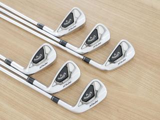 Iron set : Callaway : ชุดเหล็ก Callaway APEX DCB Forged (ปี 2022) มีเหล็ก 5-Pw (6 ชิ้น) ก้านเหล็ก NS Pro ZELOS 7 Flex S