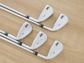 Iron set : PXG : ชุดเหล็ก PXG 0211 DUAL COR (ออกปี 2021 หน้าเด้ง ตีไกลมากๆ) มีเหล็ก 6-Pw (5 ชิ้น) ก้านกราไฟต์ Mitsubishi OTI 85 Flex SR