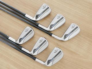 Iron set : Callaway : ชุดเหล็ก Callaway Paradym Ai Smoke (ออกปี 2024 ตีง่ายมาก ไกล Japan Spec.) มีเหล็ก 6-Pw,Aw (6 ชิ้น) ก้านกราไฟต์ Fujikura TENSEI 50 Flex R
