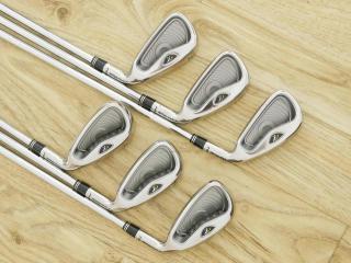 Iron set : Taylormade : ชุดเหล็ก Taylormade R7 Ti (ใบใหญ่ ตีง่าย) มีเหล็ก 5-Pw (6 ชิ้น) ก้านเหล็ก NS Pro 950 Flex R