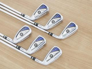 Iron set : ชุดเหล็ก Yamaha Inpres UD+2 (ออกปี 2019 ตีไกลที่สุด ไกลกว่าเหล็กทั่วไป 2 เบอร์ หน้าเด้ง COR 0.822) มีเหล็ก 6-Pw,Aw (6 ชิ้น) ก้านเหล็ก NS Pro Zelos 7 Flex S