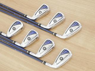 Iron set : ชุดเหล็ก Yamaha Inpres UD+2 (ออกปี 2019 ตีไกลที่สุด ไกลกว่าเหล็กทั่วไป 2 เบอร์ หน้าเด้ง COR 0.822) มีเหล็ก 5-Pw,Aw (7 ชิ้น) ก้านกราไฟต์ Flex SR