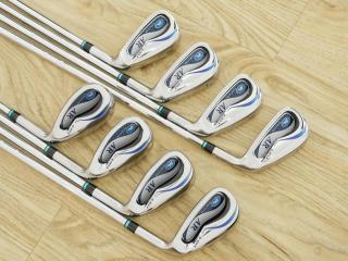 iron_set : ชุดเหล็ก Kasco D-Max AR (ใบใหญ่หน้าเด้ง ไกล) มีเหล็ก 5-Pw,Aw,Sw (8 ชิ้น) ก้านเหล็ก NS Pro 950 Flex S