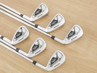 Iron set : Callaway : ชุดเหล็ก Callaway APEX Forged (รุ่นปี 2022) มีเหล็ก 5-Pw (6 ชิ้น) ก้านเหล็ก NS Pro ZELOS 8 Flex R