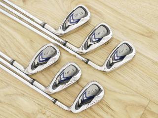 Iron set : ชุดเหล็ก XXIO 9 (ตีง่ายมากๆ ปี 2017) มีเหล็ก 5-Pw (6 ชิ้น) ก้านเหล็ก NS Pro 890 DST Flex R