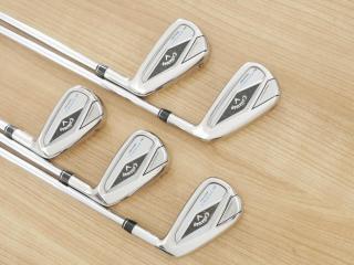 iron_set : ชุดเหล็ก Callaway Paradym Ai Smoke Max Fast (ออกปี 2024 ตีง่ายมาก ไกล Japan Spec.) มีเหล็ก 6-Pw (5 ชิ้น) ก้านเหล็ก NS Pro ZELOS 7 Flex S