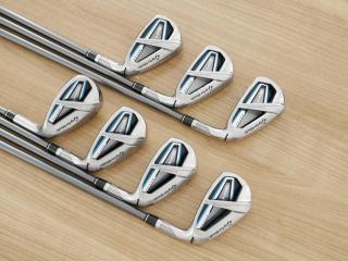 Iron set : Taylormade : ชุดเหล็ก Taylormade SIM MAX OS (ออกปี 2020 Japan Spec.) มีเหล็ก 6-Pw,Aw,Sw (7 ชิ้น) ก้านกราไฟต์ Mitsubishi Tensei TM60 Flex R