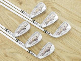 iron_set : **ของใหม่ ยังไม่แกะพลาสติก** ชุดเหล็ก Honma Beres AIZU (รุ่นล่าสุด ปี 2023) มีเหล็ก 6-11 (6 ชิ้น เทียบเท่า 5-Pw) ก้าน Honma ARMRQ MX Flex S (2 ดาว)