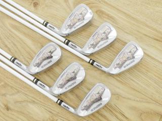 iron_set : **ของใหม่ ยังไม่แกะพลาสติก** ชุดเหล็ก Honma Beres AIZU (รุ่นล่าสุด ปี 2023) มีเหล็ก 6-11 (6 ชิ้น เทียบเท่า 5-Pw) ก้าน Honma ARMRQ MX Flex SR (2 ดาว)