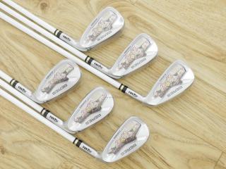 iron_set : **ของใหม่ ยังไม่แกะพลาสติก** ชุดเหล็ก Honma Beres AIZU (รุ่นล่าสุด ปี 2023) มีเหล็ก 6-11 (6 ชิ้น เทียบเท่า 5-Pw) ก้าน Honma ARMRQ MX Flex R (2 ดาว)