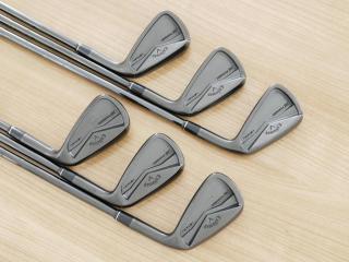 Iron set : Callaway : ชุดเหล็ก Callaway X Forged Star Black Limited (ออกปี 2024 หายากมากๆ) มีเหล็ก 5-Pw (6 ชิ้น) ก้านเหล็ก NS Pro 950 NEO Black Flex S